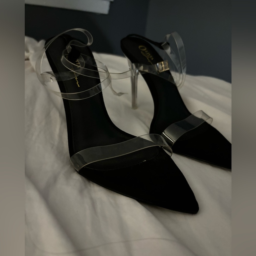Black high heels